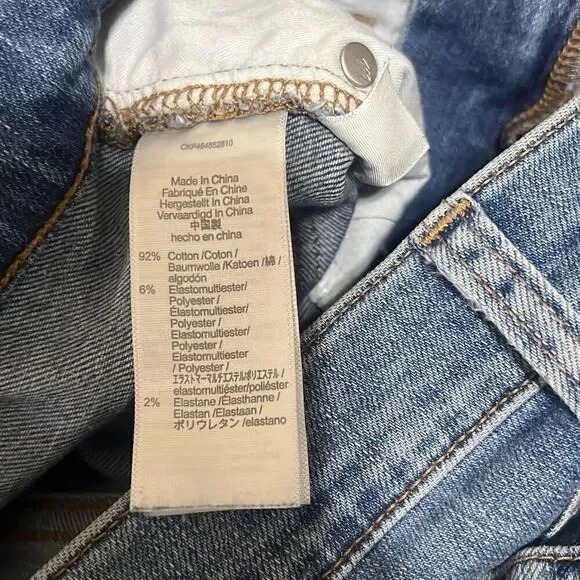 Madewell Cali Demi-Boot Jeans in Shoreham Wash Cropped Mid-Rise Womens size 26 - Picture 9 of 10